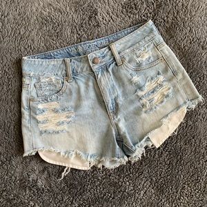 AEO | Distressed Denim Shorts